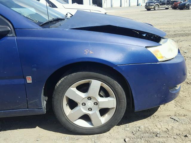 1G8AL58F96Z171023 - 2006 SATURN ION LEVEL BLUE photo 9
