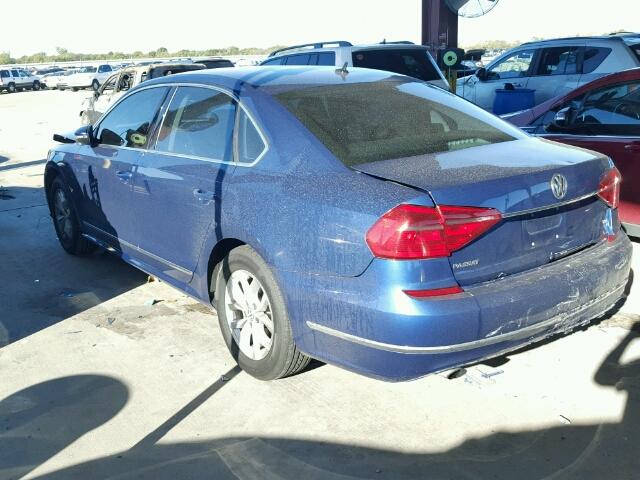 1VWAS7A31GC026340 - 2016 VOLKSWAGEN PASSAT S BLUE photo 3