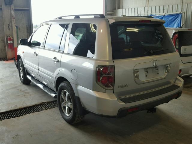 5FNYF28676B036266 - 2006 HONDA PILOT SILVER photo 3