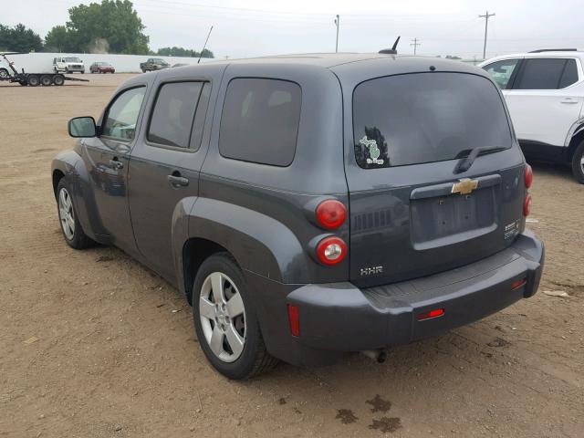 3GNBAADB6AS649052 - 2010 CHEVROLET HHR LS GRAY photo 3