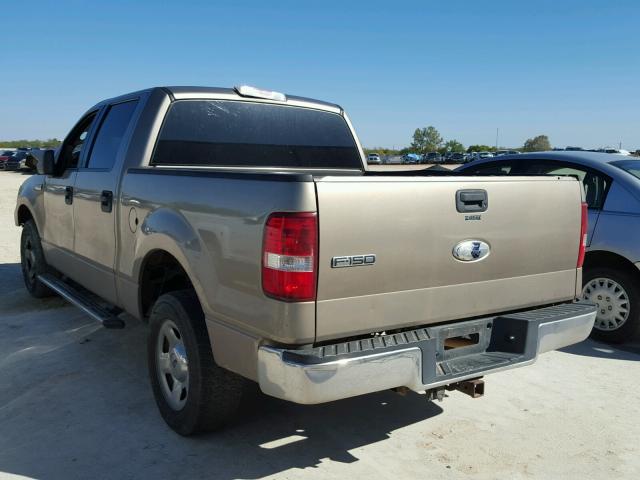 1FTRW12W16KE00420 - 2006 FORD F150 SUPER TAN photo 3