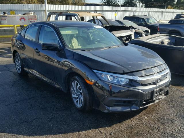 2HGFC2F72GH508382 - 2016 HONDA CIVIC EX შავი ფოტო 1