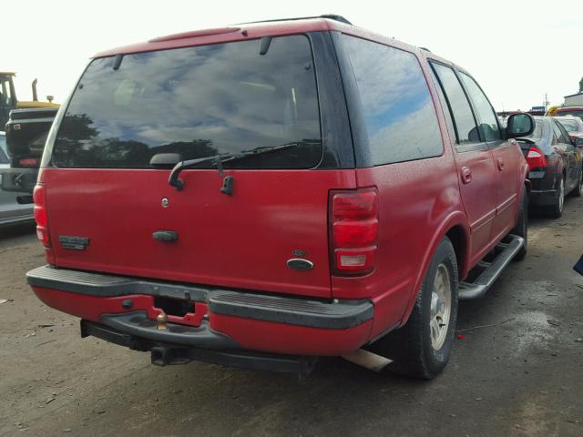 1FMRU15W21LB52114 - 2001 FORD EXPEDITION RED photo 4