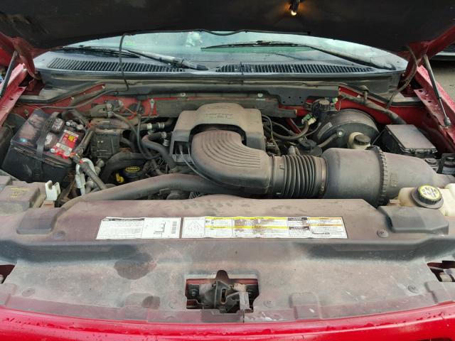 1FMRU15W21LB52114 - 2001 FORD EXPEDITION RED photo 7