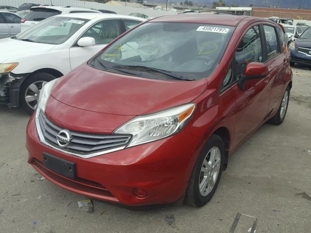 3N1CE2CPXEL398379 - 2014 NISSAN VERSA NOTE RED photo 2