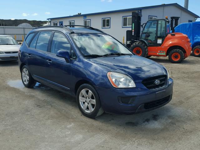 KNAFG526387129435 - 2008 KIA RONDO LX BLUE photo 1