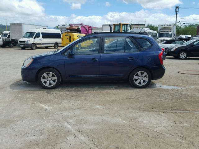 KNAFG526387129435 - 2008 KIA RONDO LX BLUE photo 9