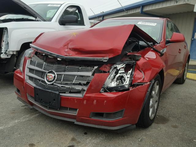 1G6DJ577280164220 - 2008 CADILLAC CTS MAROON photo 2