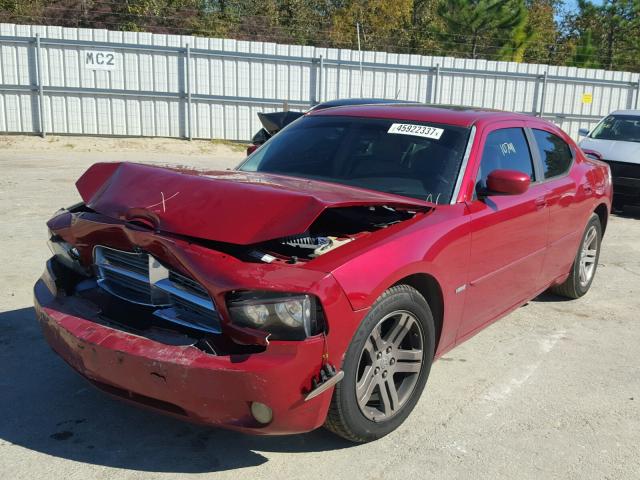 2B3LA53H56H399681 - 2006 DODGE CHARGER R/ MAROON photo 2