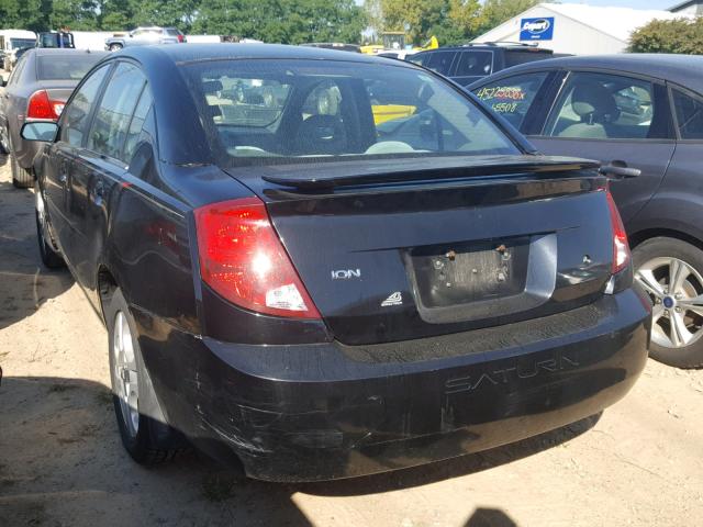 1G8AL52F94Z177538 - 2004 SATURN ION LEVEL BLACK photo 3