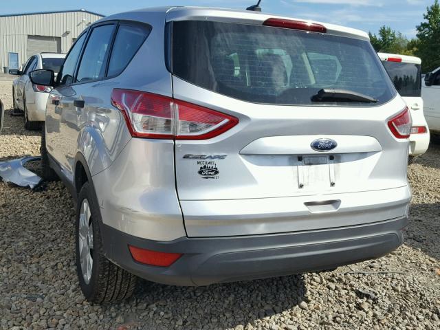 1FMCU0F74DUC02792 - 2013 FORD ESCAPE S SILVER photo 3