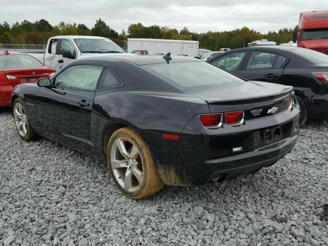 2G1FB1ED7B9144829 - 2011 CHEVROLET CAMARO LT BLACK photo 3