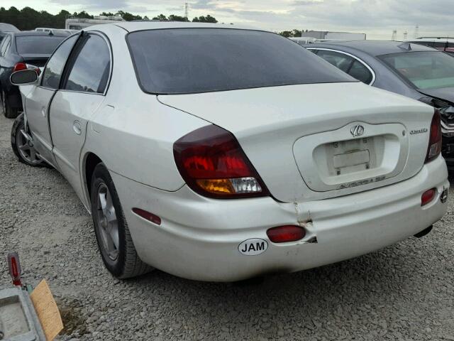 1G3GR64H014110242 - 2001 OLDSMOBILE AURORA WHITE photo 3