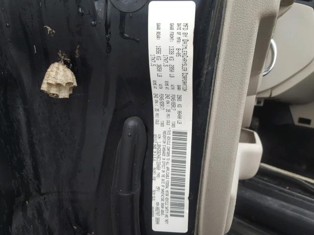 1J8HG58246C133460 - 2006 JEEP COMMANDER BLACK photo 10