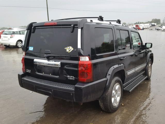 1J8HG58246C133460 - 2006 JEEP COMMANDER BLACK photo 4