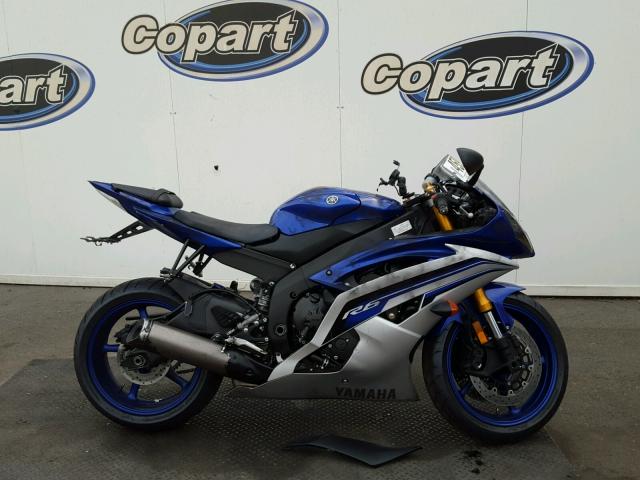 JYARJ16Y3GA011307 - 2016 YAMAHA YZFR6 C BLUE photo 9