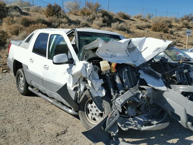 3GNEC13T22G125533 - 2002 CHEVROLET AVALANCHE WHITE photo 1