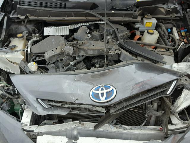 JTDZN3EU1C3168853 - 2012 TOYOTA PRIUS V GRAY photo 7