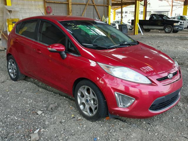 3FADP4FJ7BM174822 - 2011 FORD FIESTA SES RED photo 1