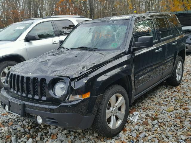 1C4NJRBB4DD218074 - 2013 JEEP PATRIOT SP BLACK photo 2