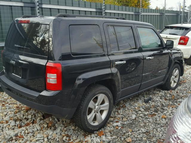1C4NJRBB4DD218074 - 2013 JEEP PATRIOT SP BLACK photo 4