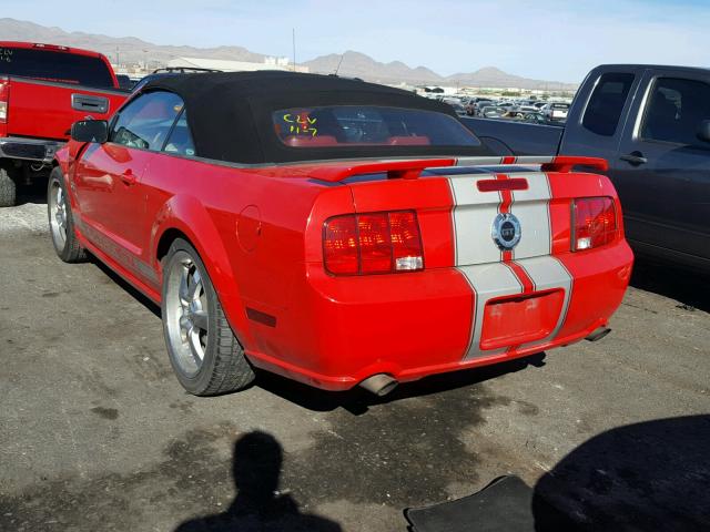1ZVHT85H455246760 - 2005 FORD MUSTANG GT RED photo 3