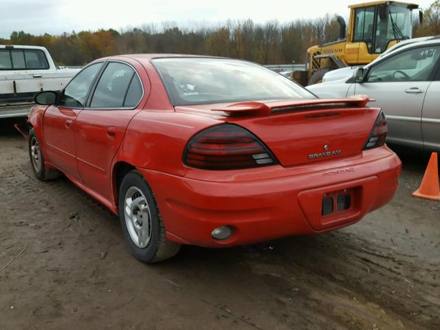 1G2NE52F63C185460 - 2003 PONTIAC GRAND AM S RED photo 3