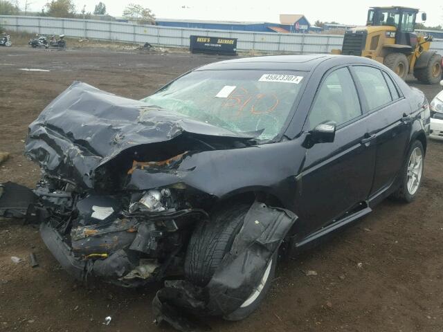 19UUA66218A017035 - 2008 ACURA TL BLACK photo 2