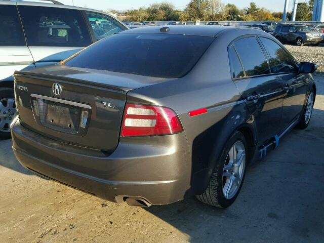 19UUA66228A030313 - 2008 ACURA TL GRAY photo 4