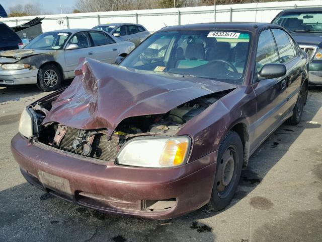 4S3BE6354Y7208888 - 2000 SUBARU LEGACY MAROON photo 2