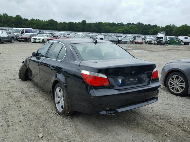 WBANF33596CS36745 - 2006 BMW 525 XI 黑色 照片 3