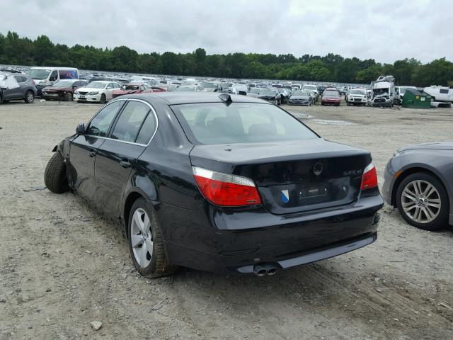 WBANF33596CS36745 - 2006 BMW 525 XI BLACK photo 3