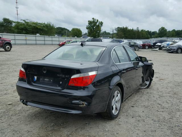 WBANF33596CS36745 - 2006 BMW 525 XI BLACK photo 4