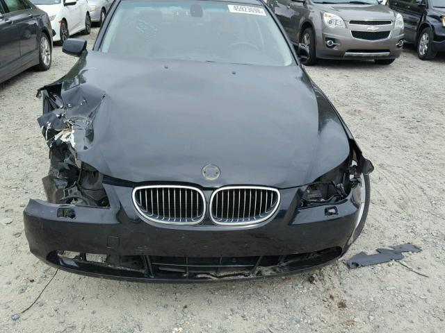 WBANF33596CS36745 - 2006 BMW 525 XI BLACK photo 7