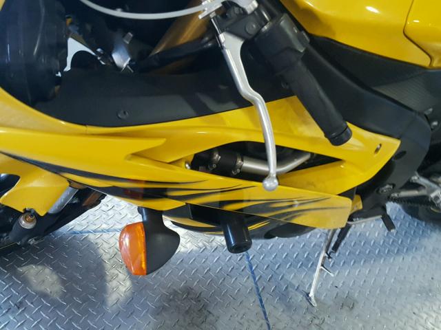 JYARJ16Y68A000528 - 2008 YAMAHA YZFR6 YELLOW photo 9