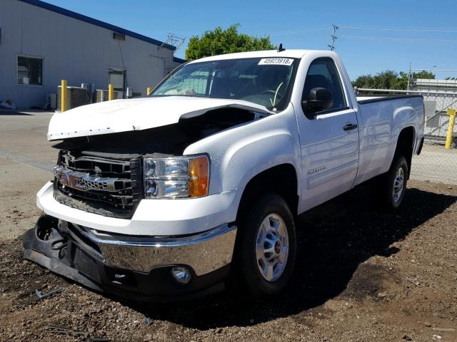 1GT010CG4EF112987 - 2014 GMC SIERRA C25 WHITE photo 2