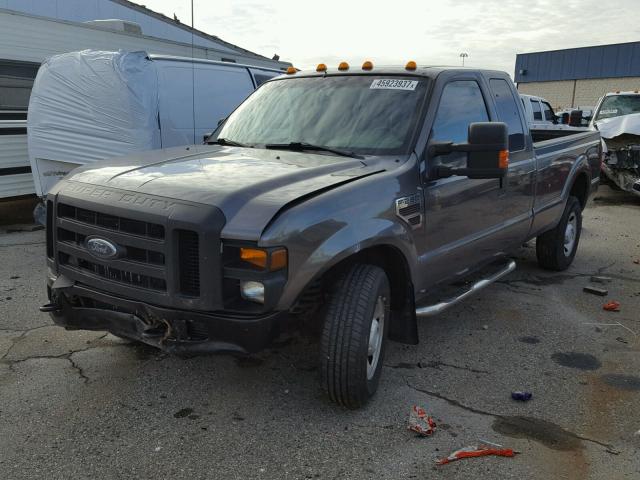 1FTSX20R59EA66543 - 2009 FORD F250 GRAY photo 2