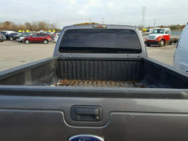 1FTSX20R59EA66543 - 2009 FORD F250 GRAY photo 6