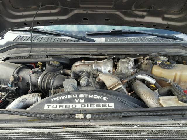 1FTSX20R59EA66543 - 2009 FORD F250 GRAY photo 7