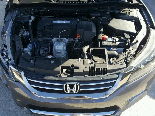 1HGCR2F85DA095670 - 2013 HONDA ACCORD EXL GRAY photo 7