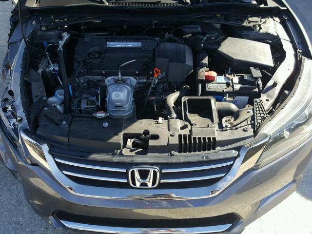 1HGCR2F85DA095670 - 2013 HONDA ACCORD EXL GRAY photo 7