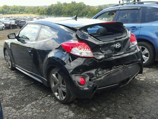 KMHTC6AE7FU217057 - 2015 HYUNDAI VELOSTER T BLACK photo 3