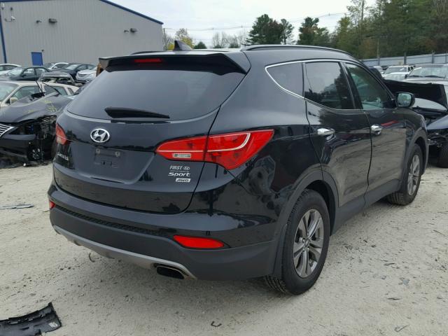 5XYZUDLB2GG364585 - 2016 HYUNDAI SANTA FE S BLACK photo 4