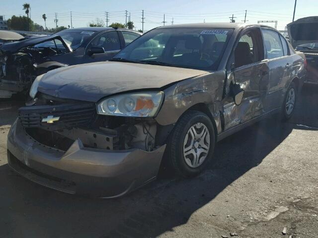 1G1ZS57F97F272068 - 2007 CHEVROLET MALIBU LS ყავისფერი ფოტო 2