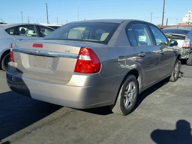 1G1ZS57F97F272068 - 2007 CHEVROLET MALIBU LS ყავისფერი ფოტო 4