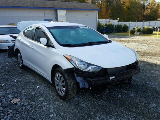 5NPDH4AE1BH026625 - 2011 HYUNDAI ELANTRA GL WHITE photo 1