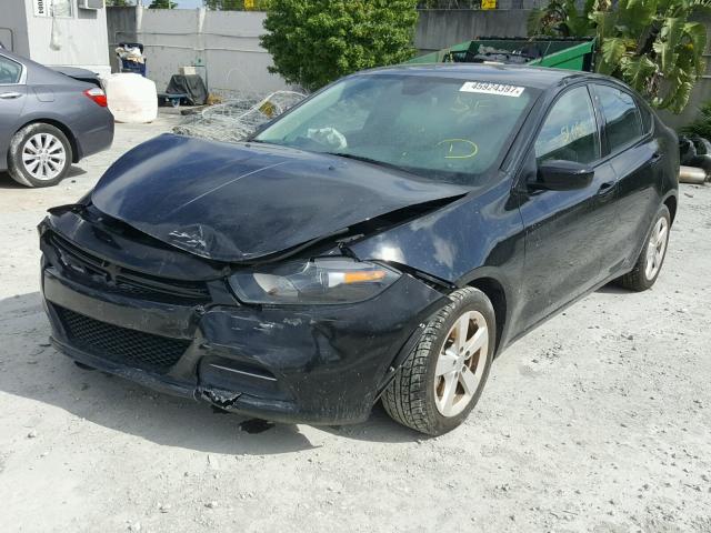 1C3CDFBB8FD275639 - 2015 DODGE DART SXT BLACK photo 2