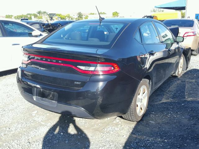 1C3CDFBB8FD275639 - 2015 DODGE DART SXT BLACK photo 4