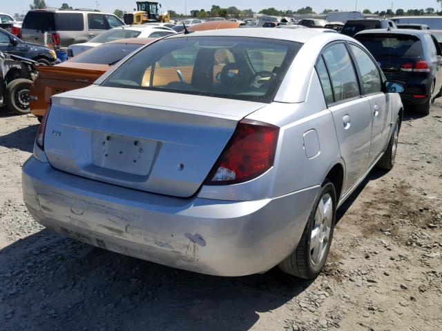 1G8AJ58F07Z134286 - 2007 SATURN ION LEVEL SILVER photo 4