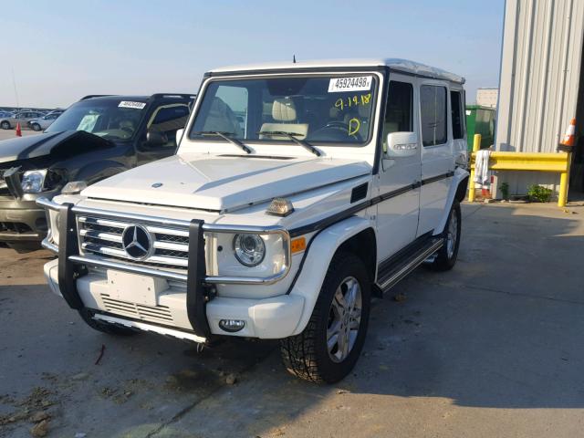 WDCYC3HFXCX199357 - 2012 MERCEDES-BENZ G 550 WHITE photo 2